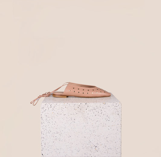Como Ties Studs - Nude