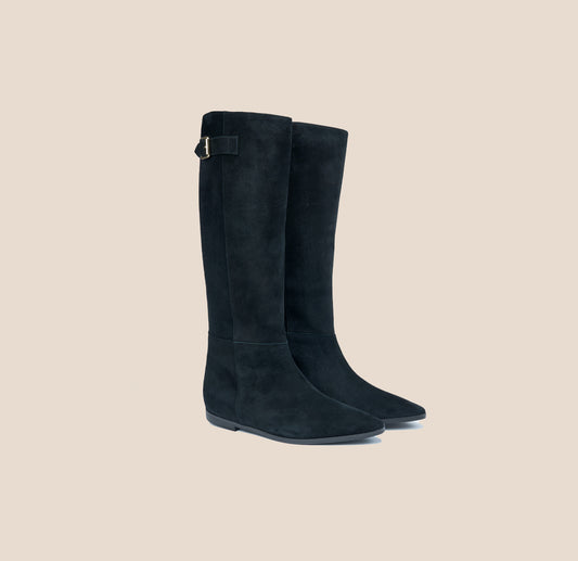 Bergamo Black Suede