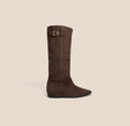 Load image into Gallery viewer, Bergamo Chocolate Suede