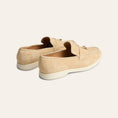 Load image into Gallery viewer, Lisa Tassels- Sand Suede