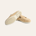 Load image into Gallery viewer, Lisa Tassels- Sand Suede