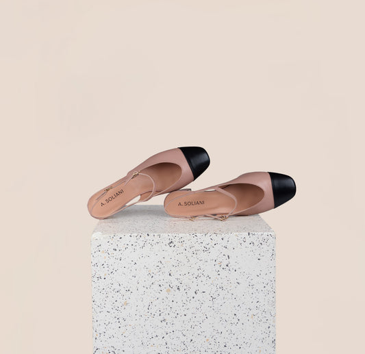 Selva  - Beige Nude/ Black