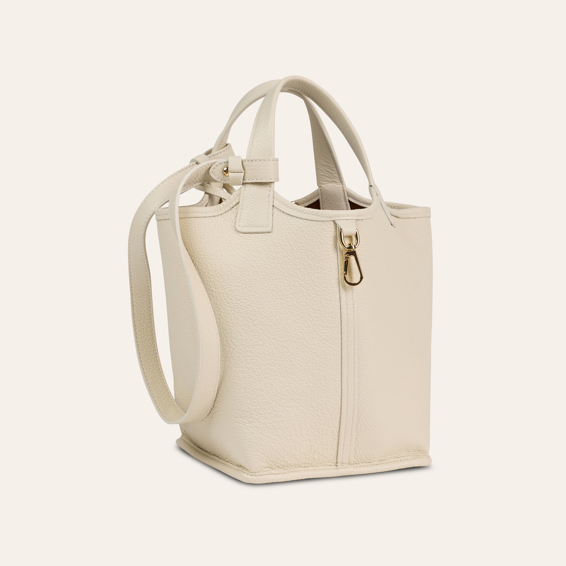 Portofino-Ivory/Amaretto Suede