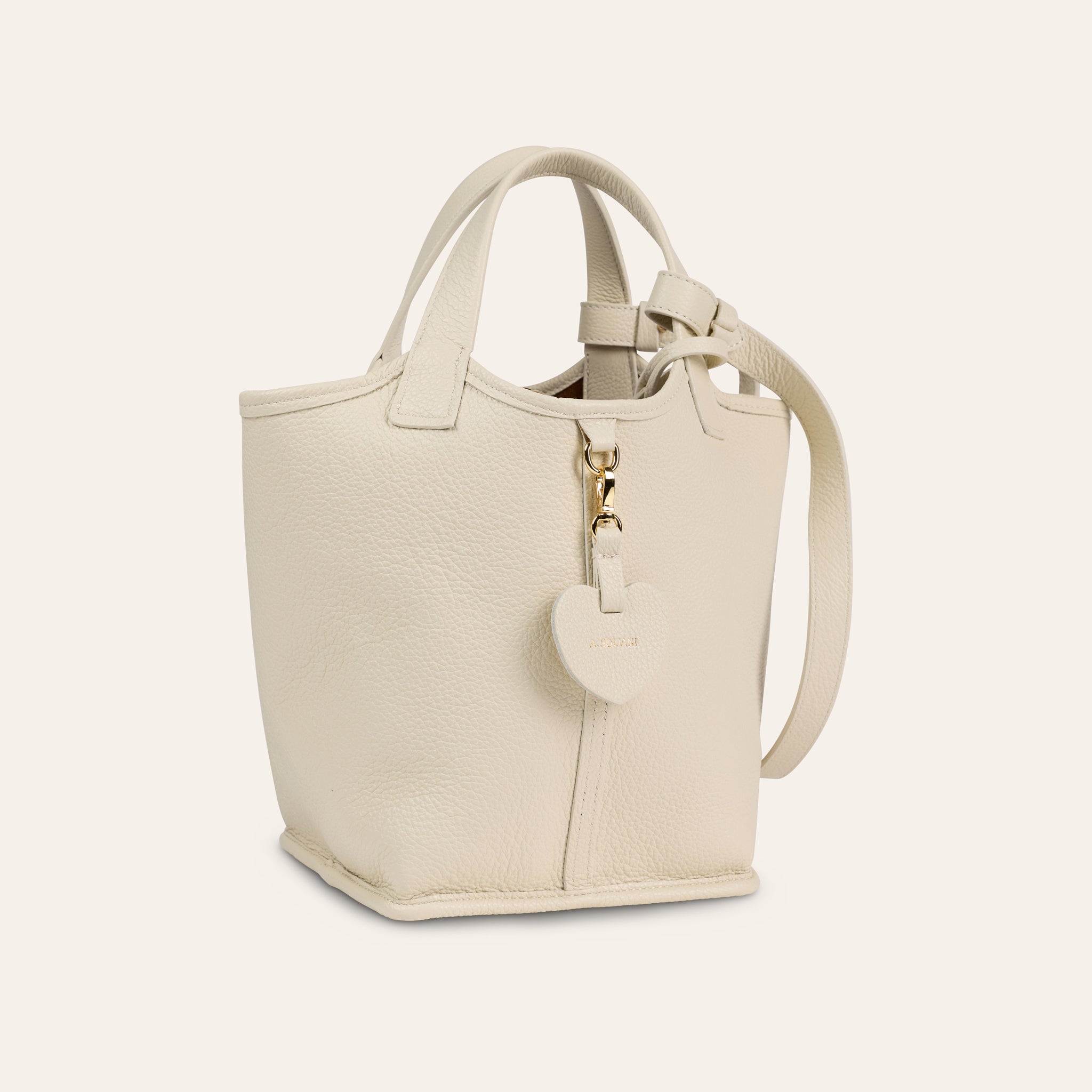 Portofino-Ivory/Amaretto Suede