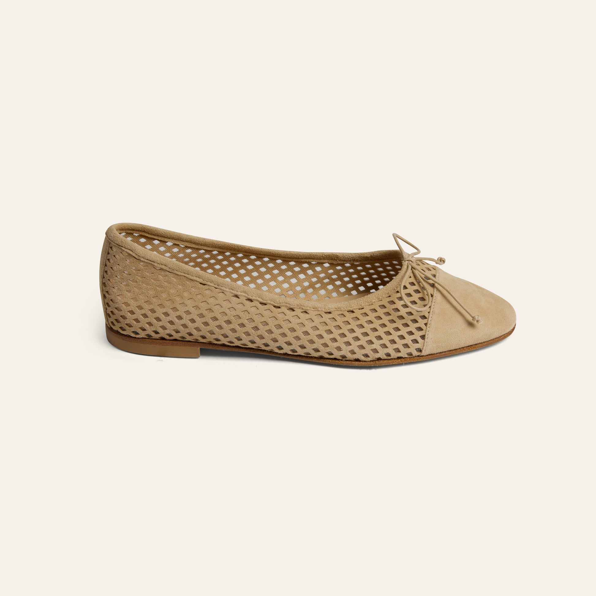 Como - Perforated Sand Suede
