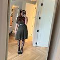 Load image into Gallery viewer, Alice Black Leather Model Mirror
