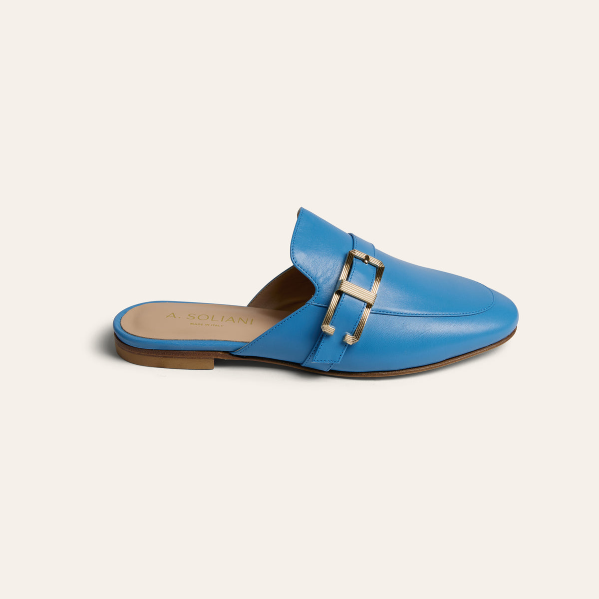 Alba Buckle - Bleu Faience