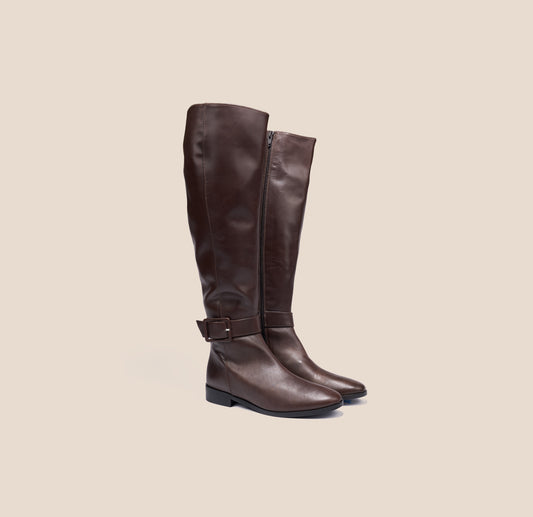 Andria  - Chocolate Leather