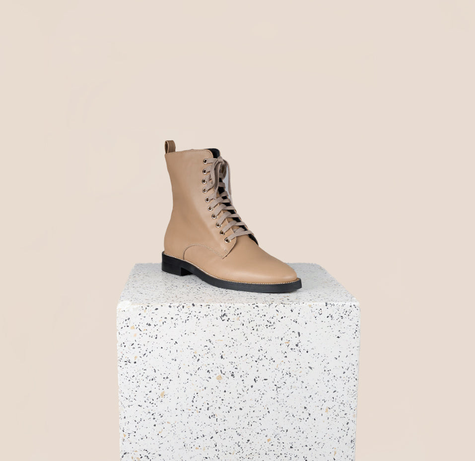 Asti Due - Beige Leather