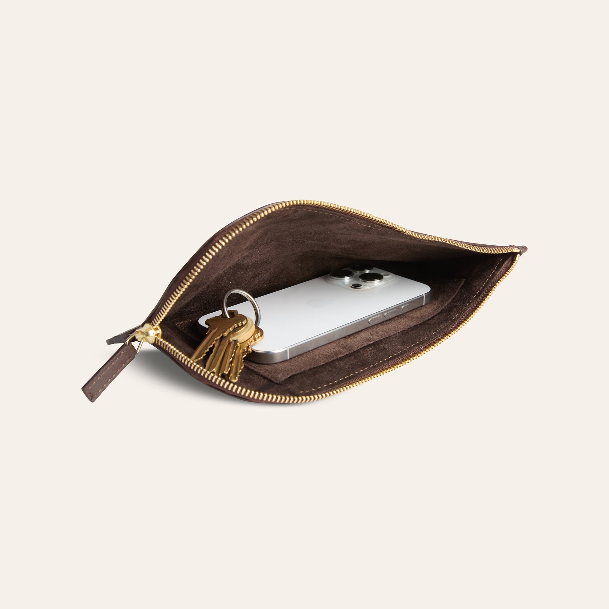 Crossover Bag - Chocolate Suede