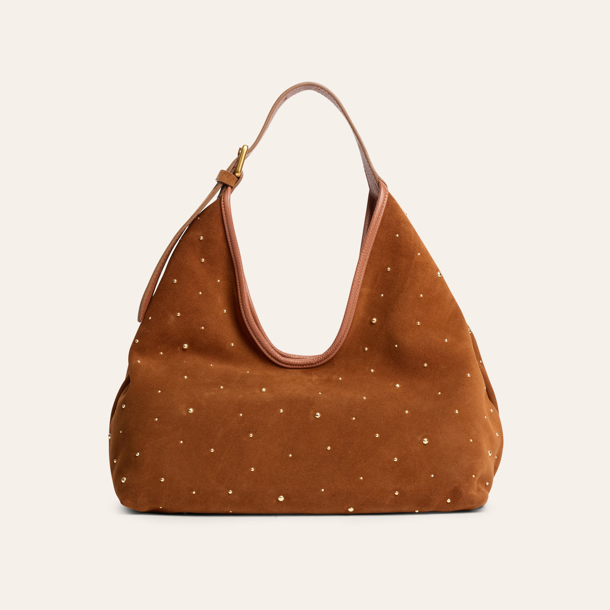Liguria-Amaretto Suede Studs