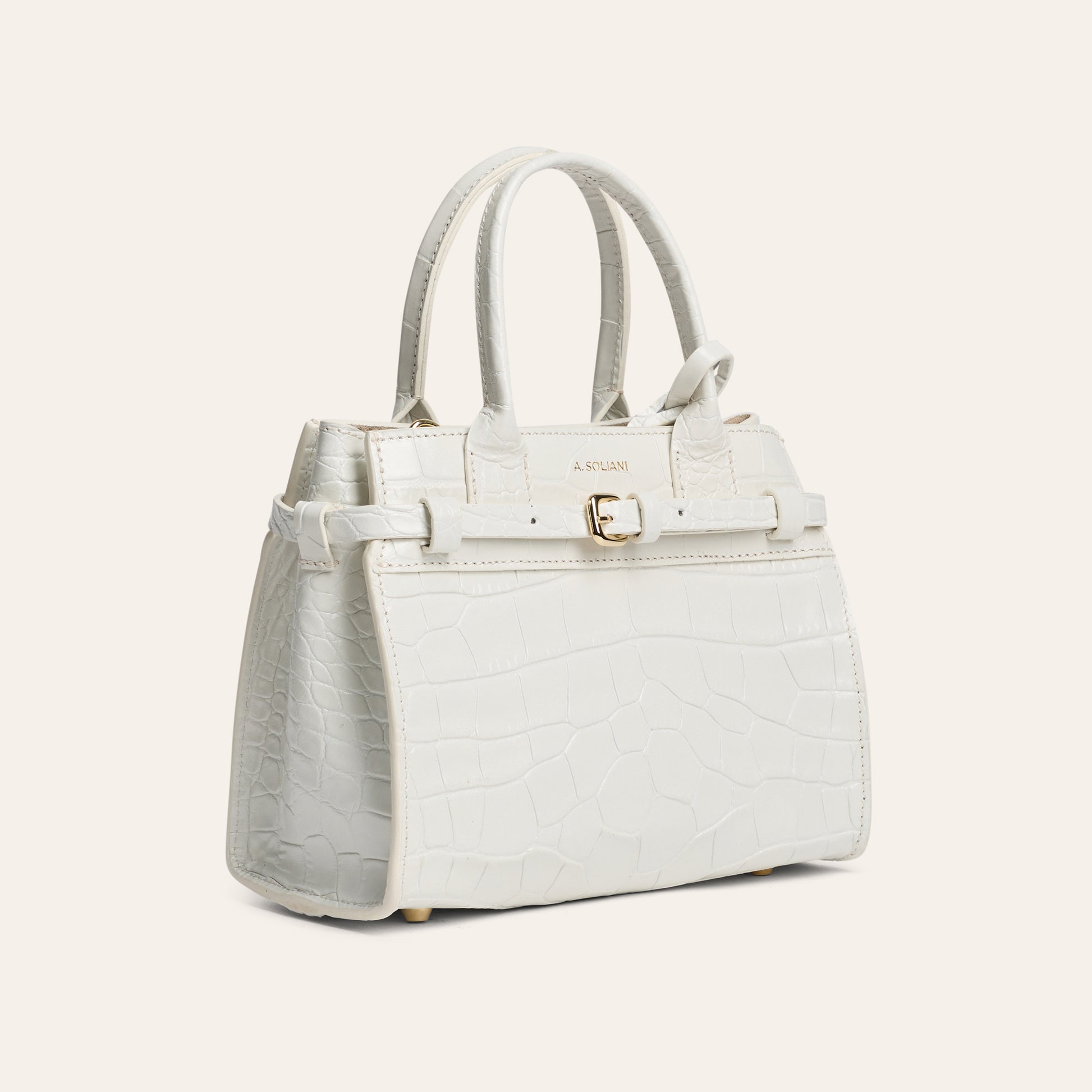 Mini Brera - Ivory Croc
