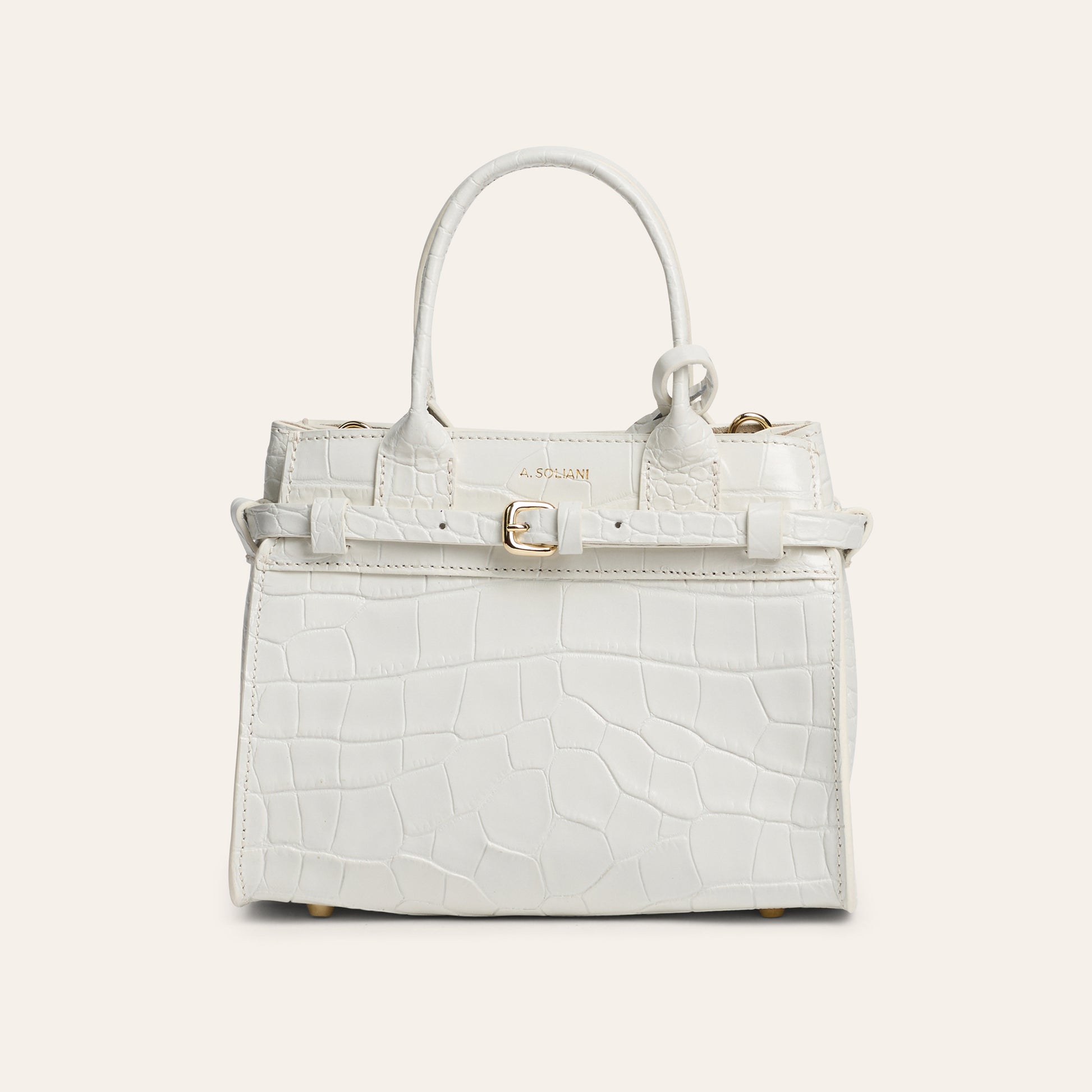 Mini Brera - Ivory Croc