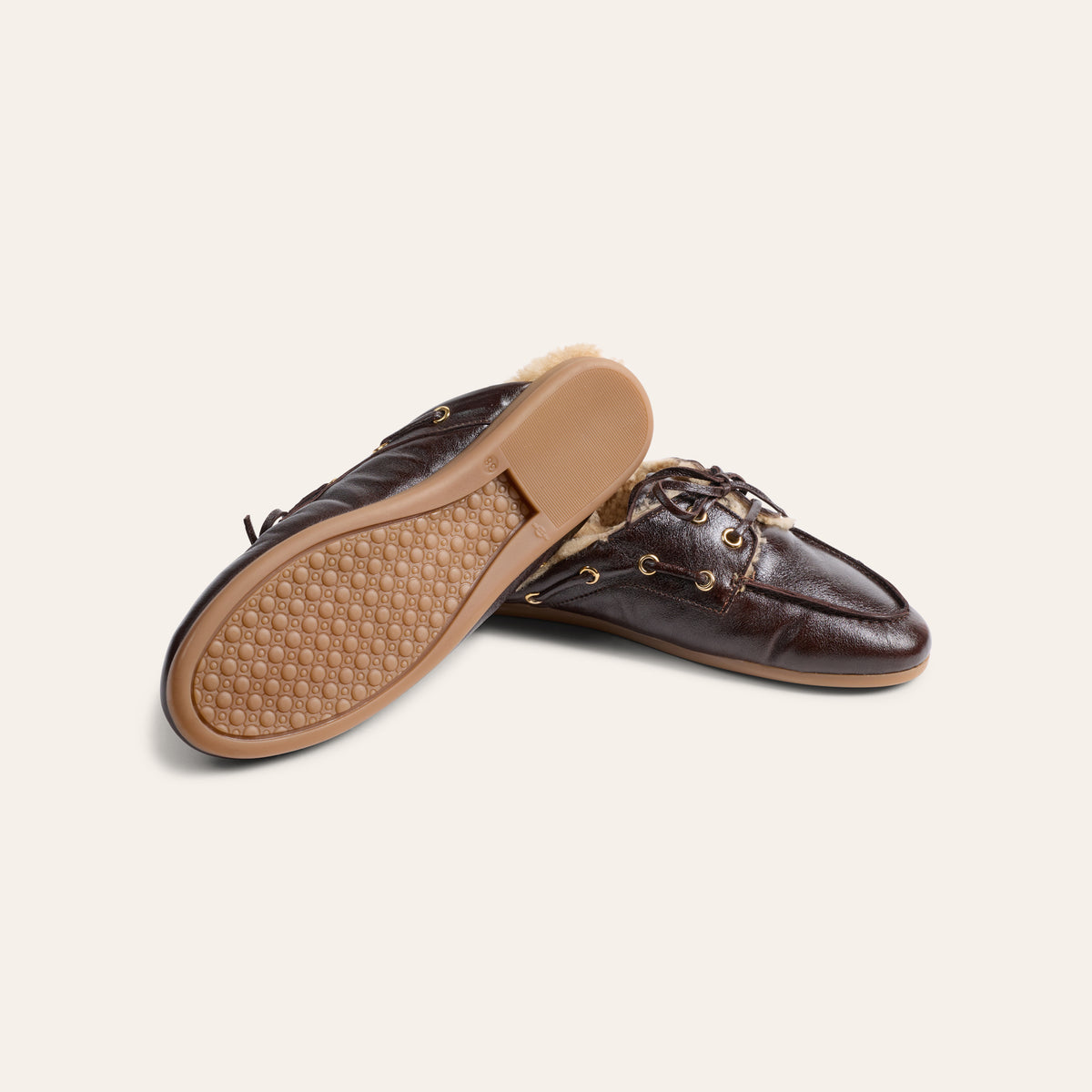 Barca Slide Shearling  - Chocolate Mist