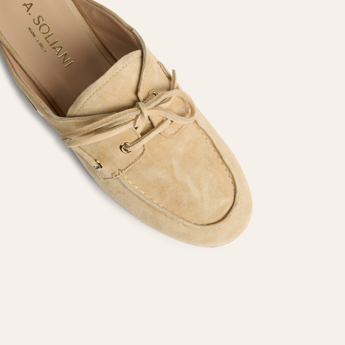 Barca Slide - Sand Suede