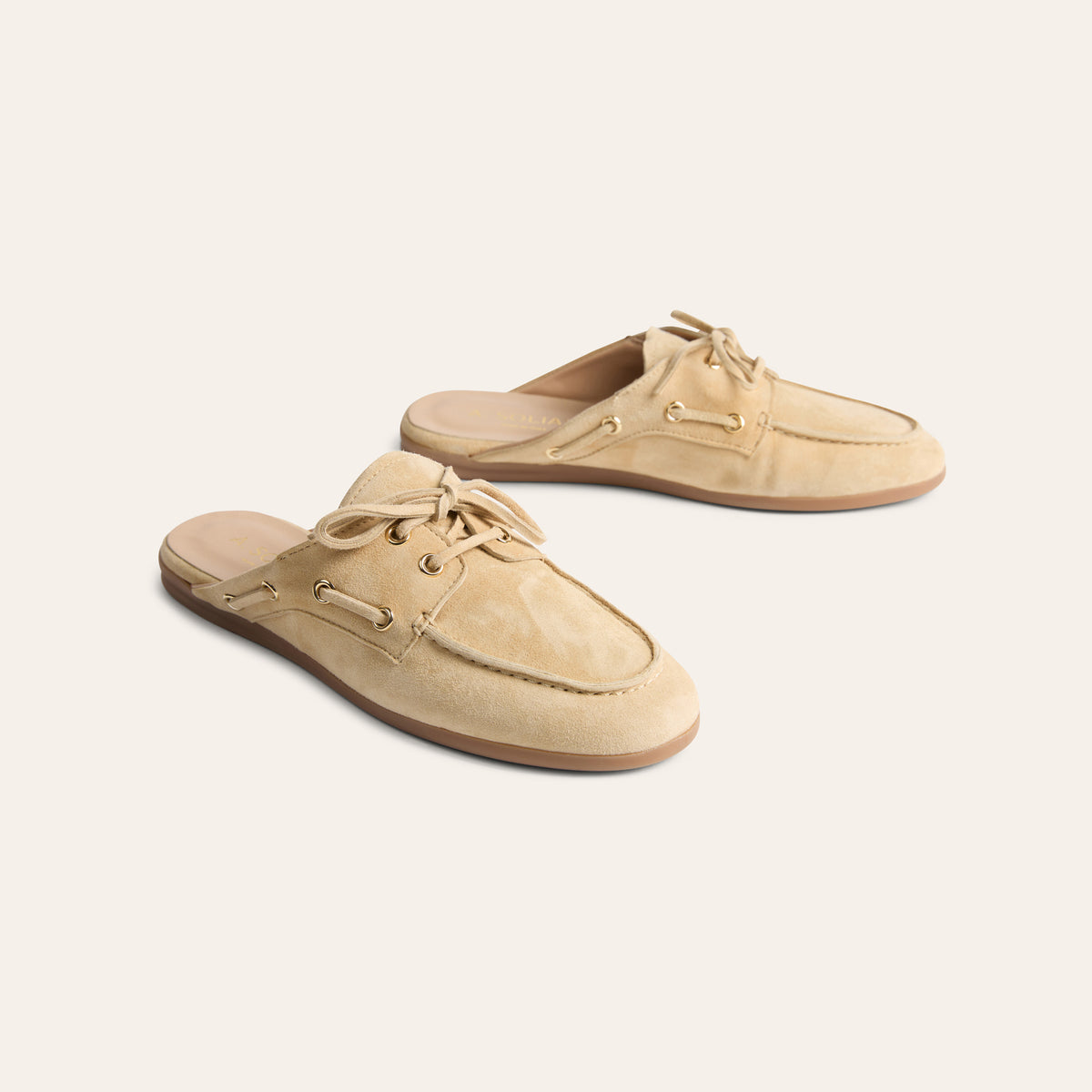 Barca Slide - Sand Suede