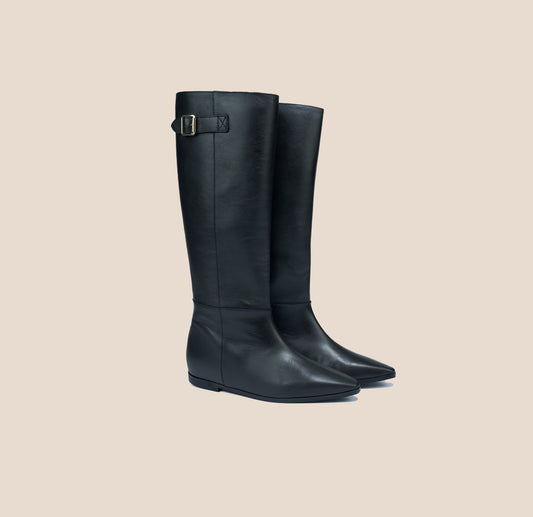 Bergamo - Black Leather