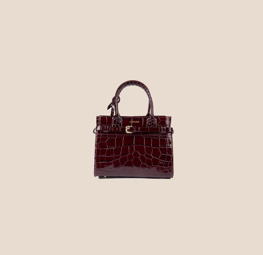 Mini Brera - Bordeaux Croc