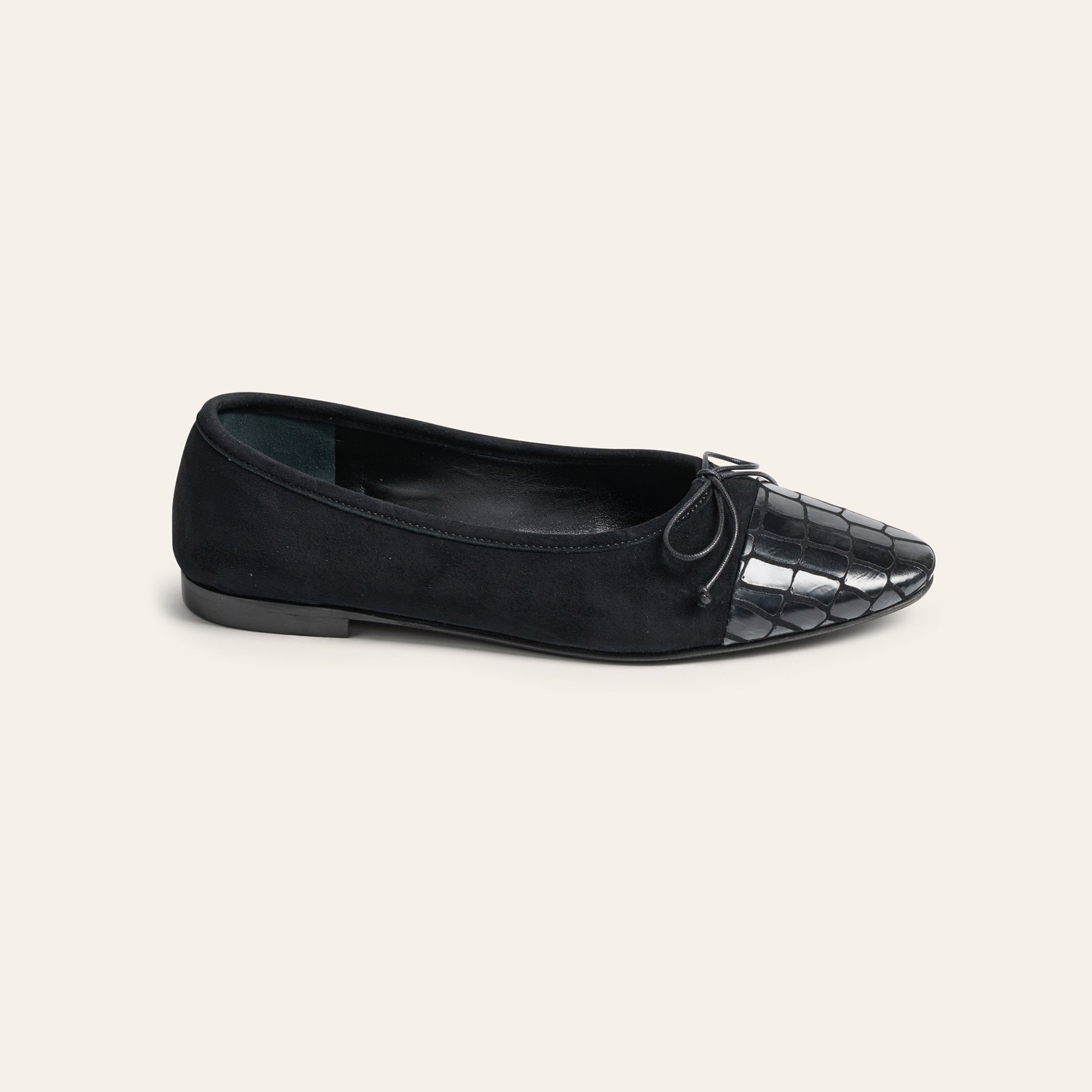 Como - Black Suede / Black Croc
