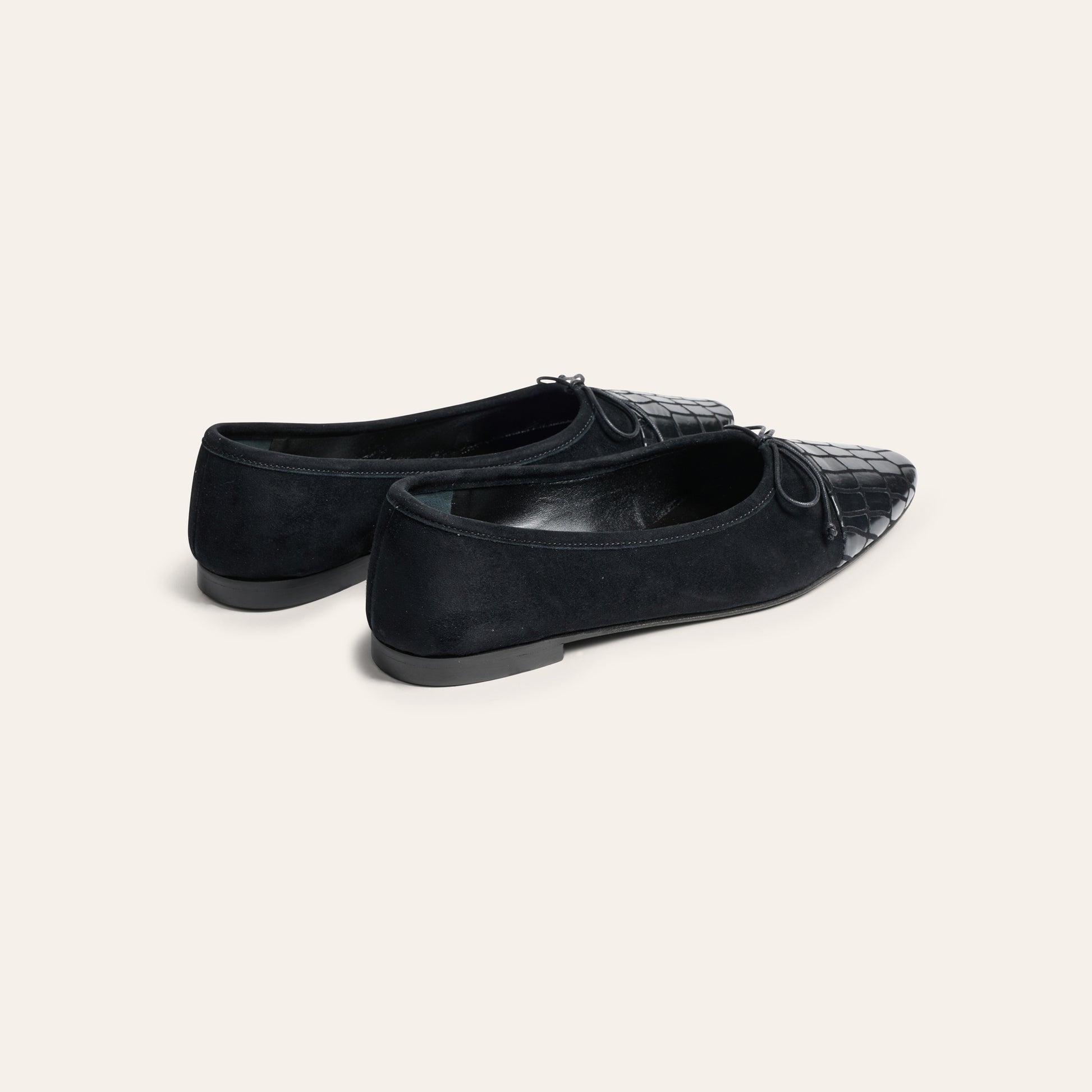 Como - Black Suede / Black Croc