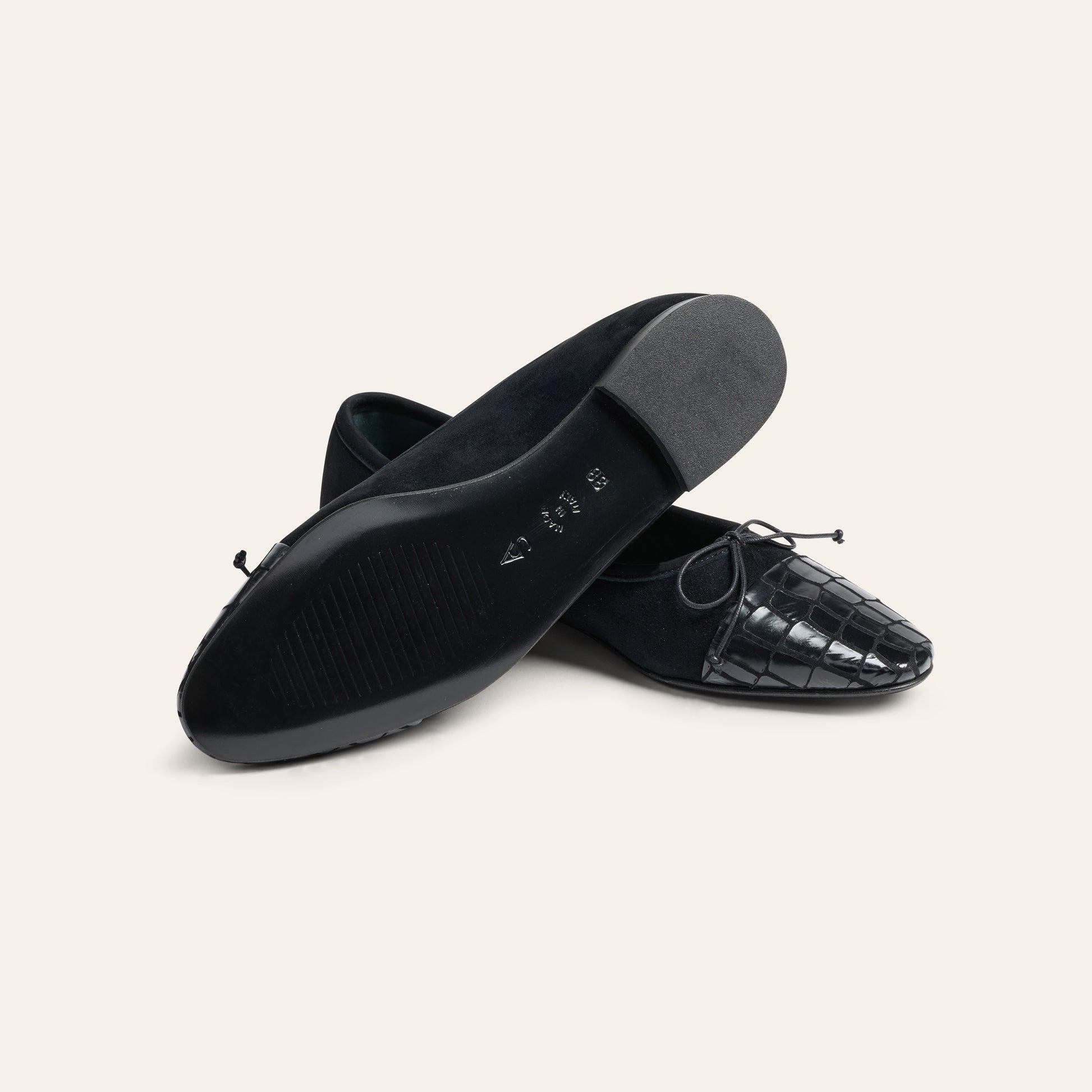 Como - Black Suede / Black Croc