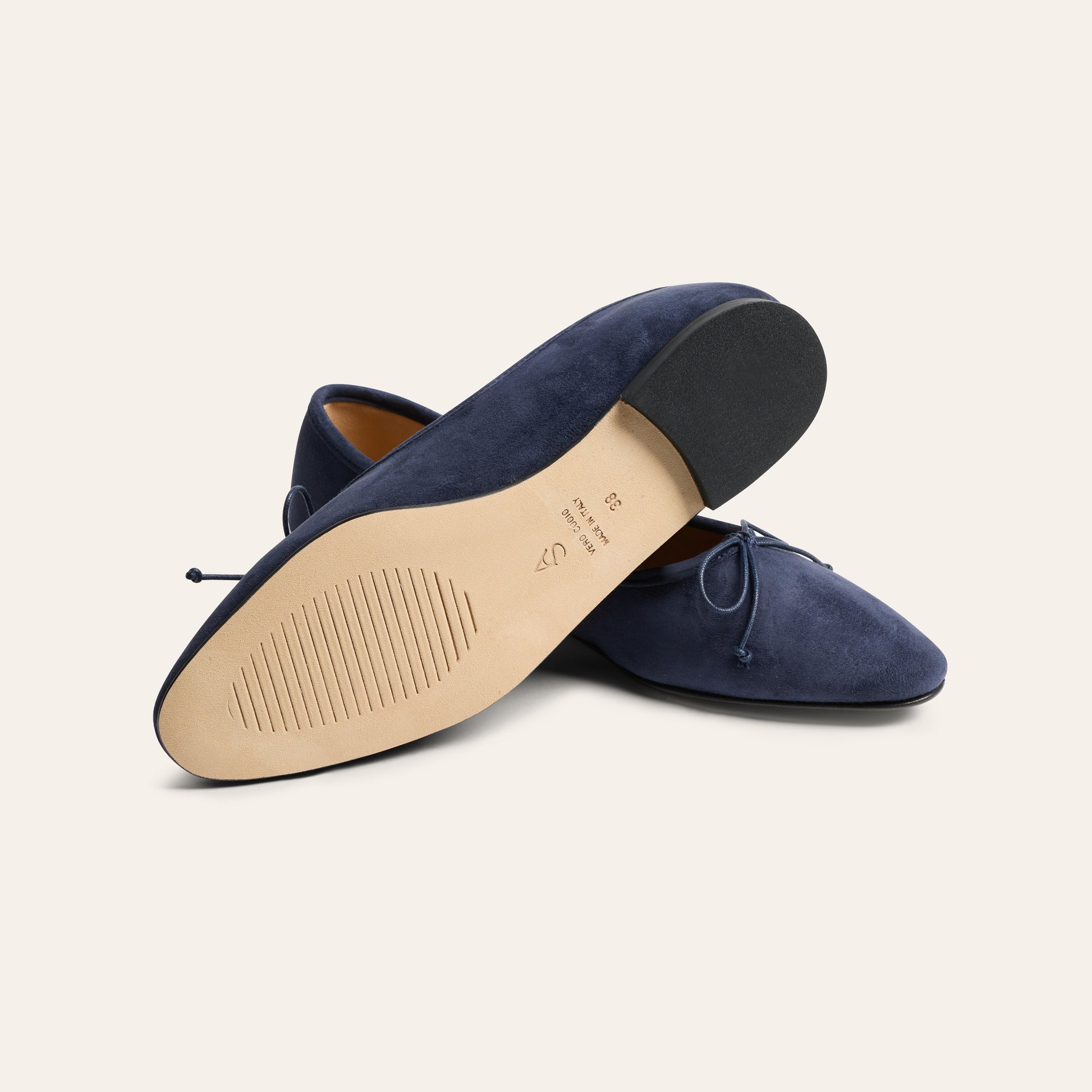 Como - Navy Blue Suede