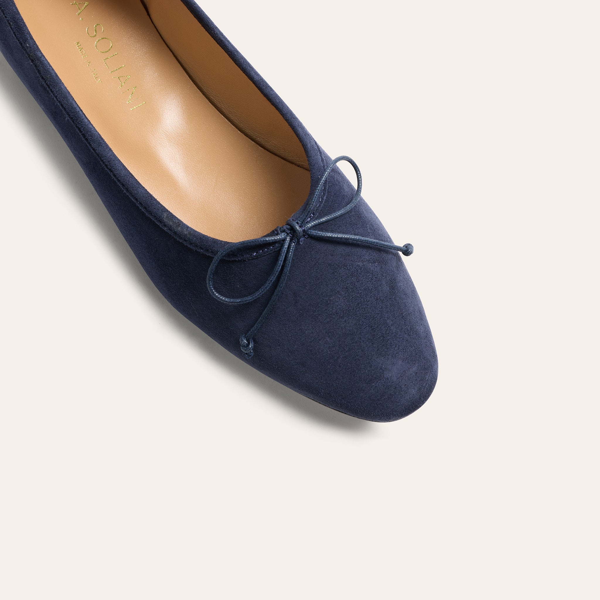 Como - Navy Blue Suede