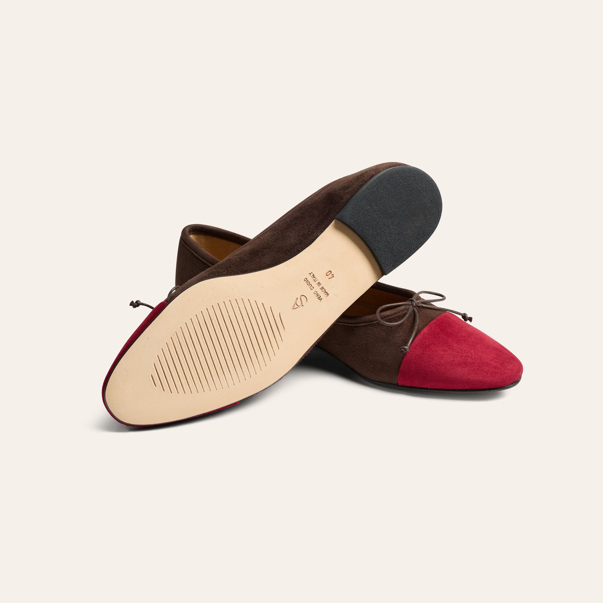 Como - Chocolate Suede/Sangria
