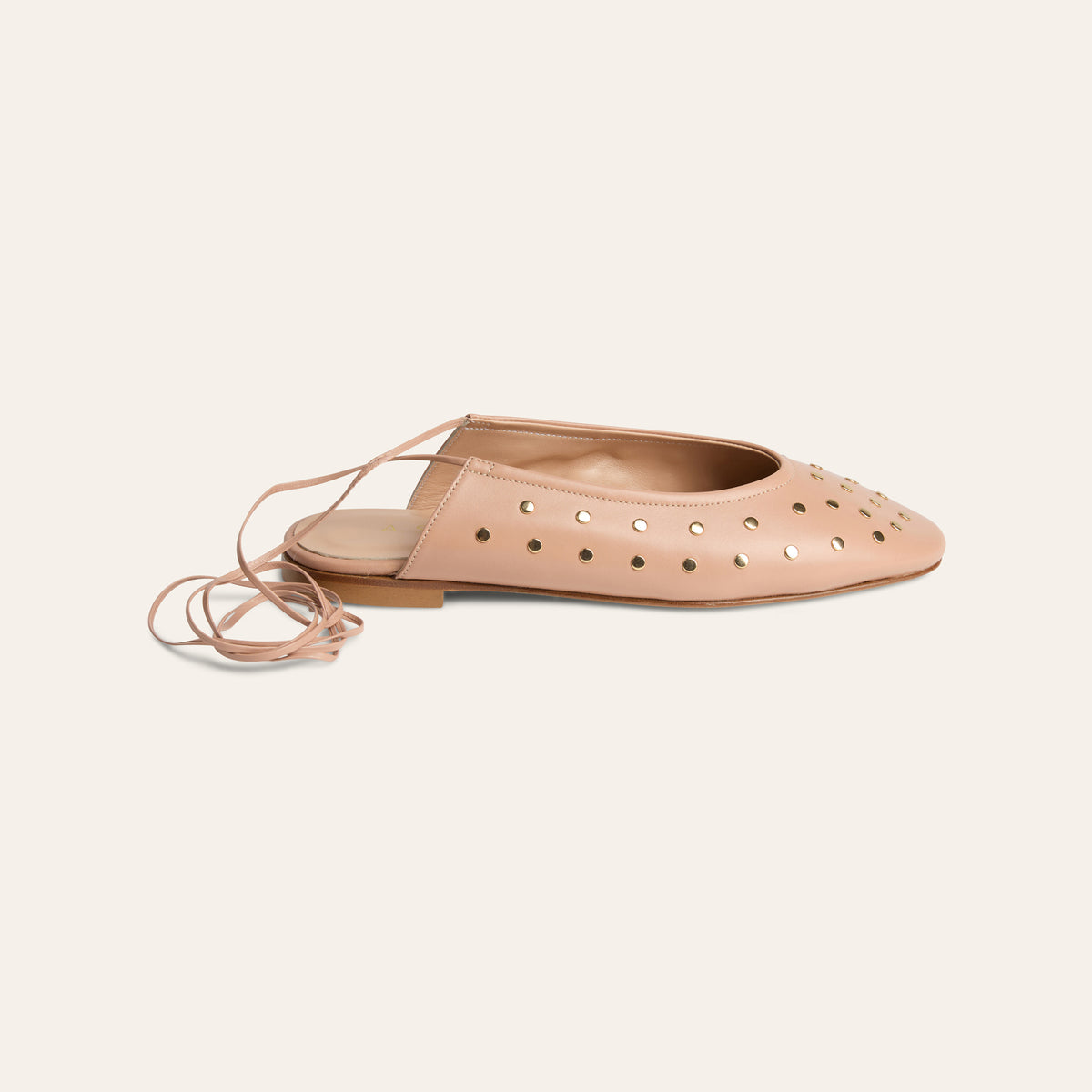 Como Ties Studs - Nude