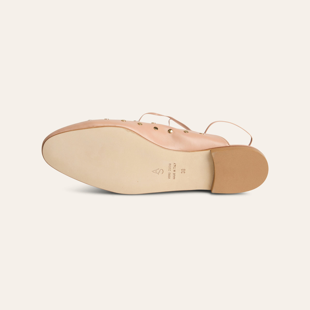 Como Ties Studs - Nude