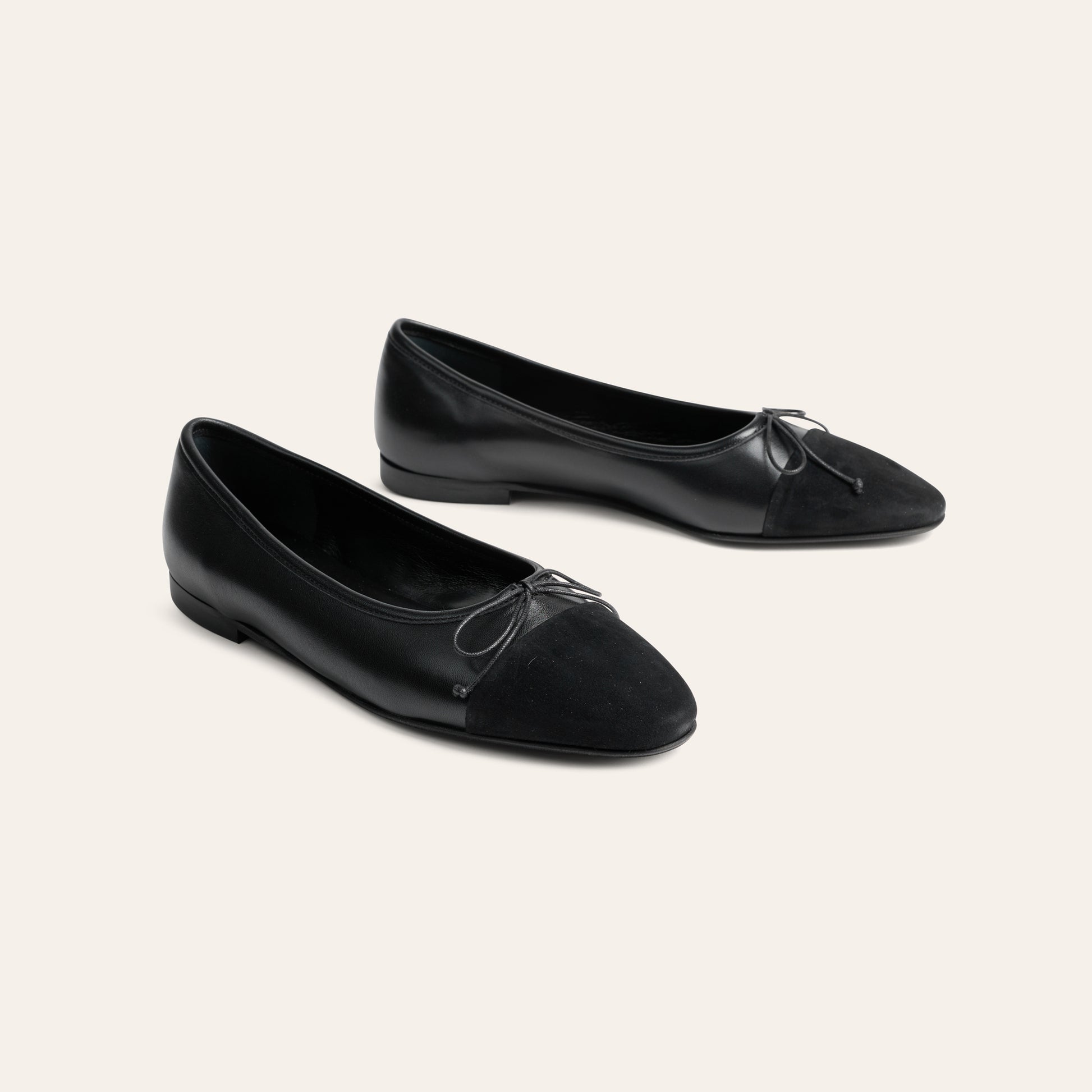 Como - Black Leather/Suede