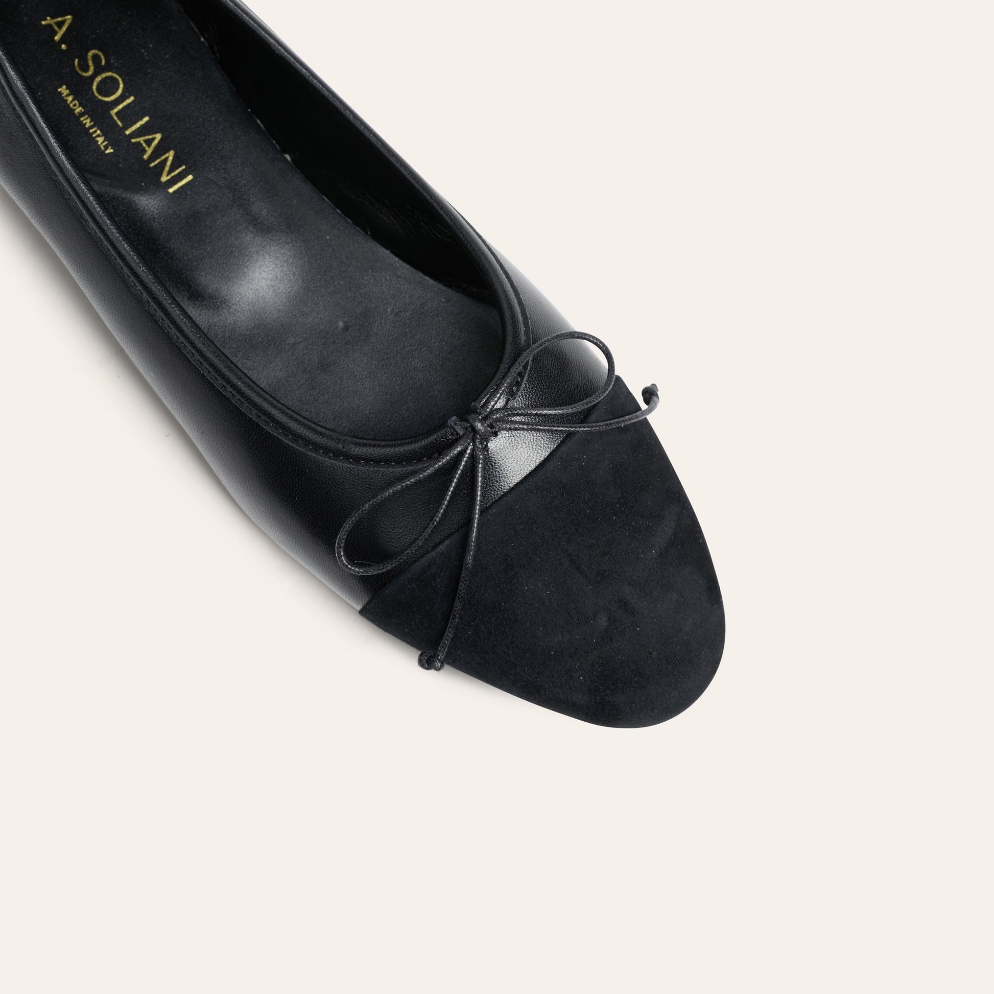 Como - Black Leather/Suede