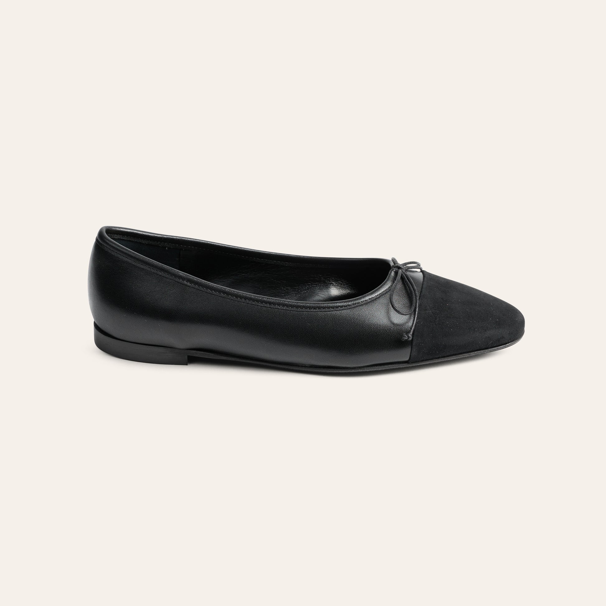 Como - Black Leather/Suede