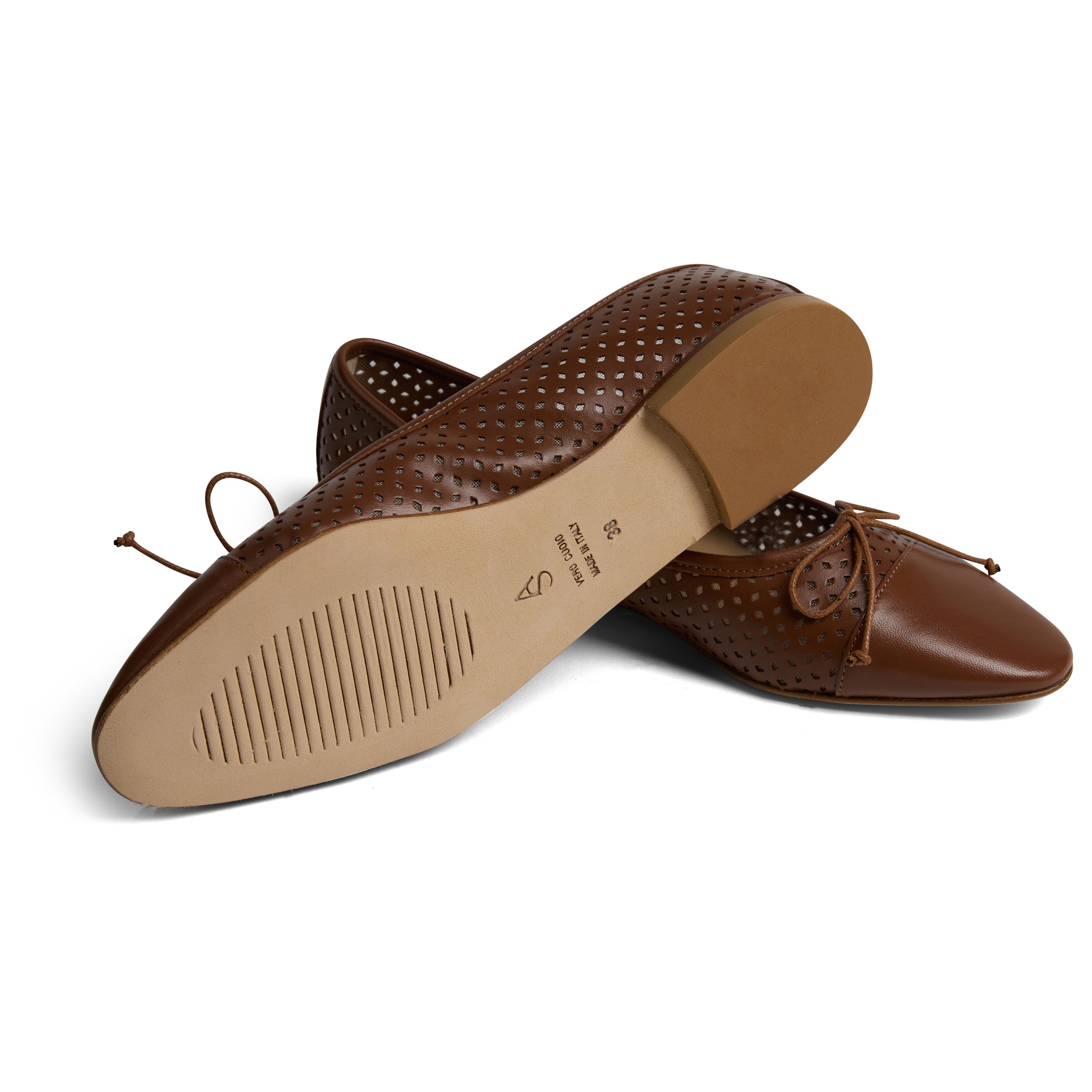 Como - Perforated Cognac