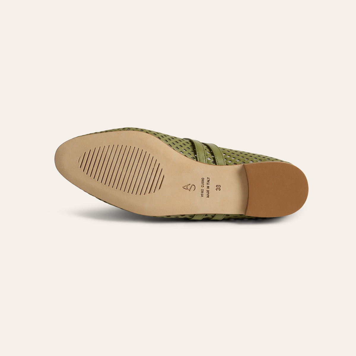 Cori 2 Buckle - Perforated Seafoam
