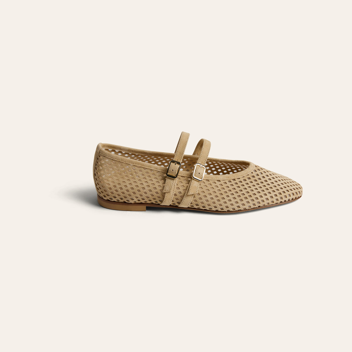 Cori 2 Buckle - Perforated Sand Suede