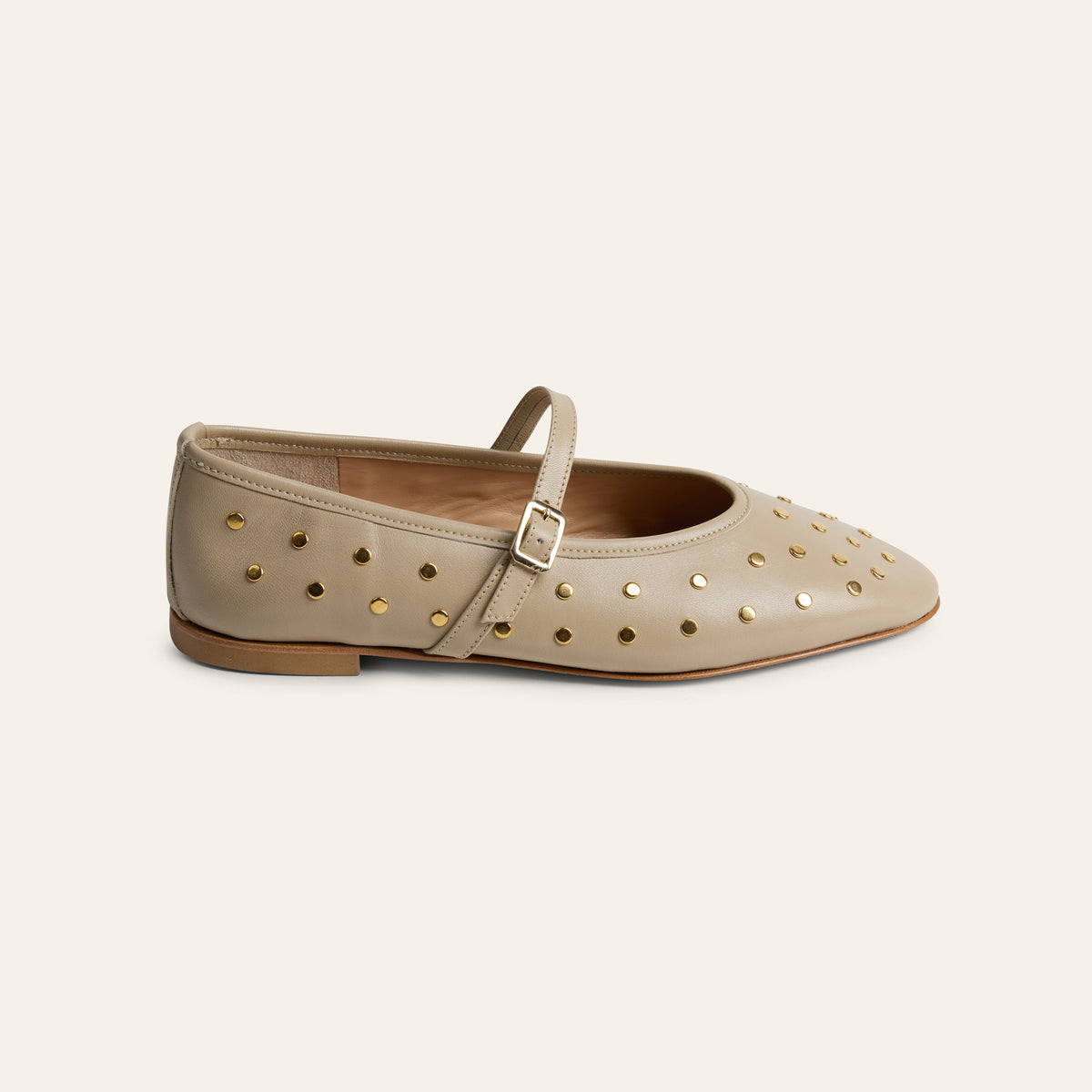 Cori Studs Beige