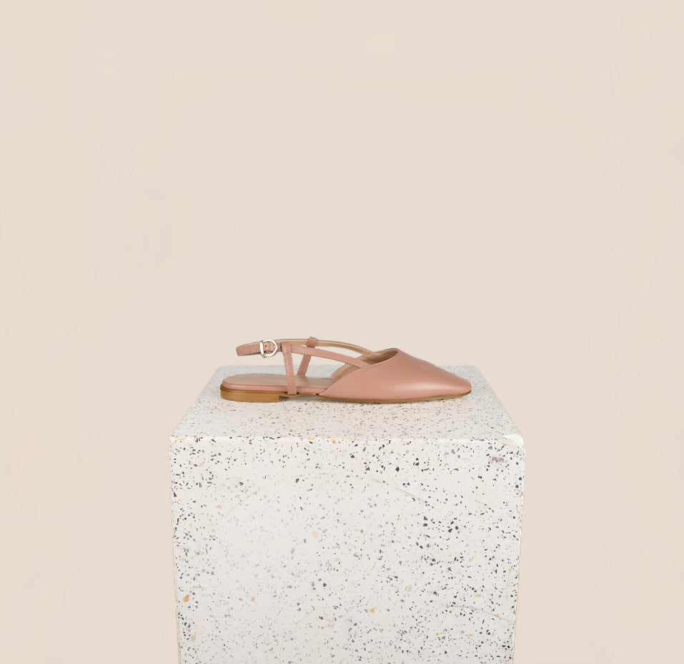 Nude Capri Flats