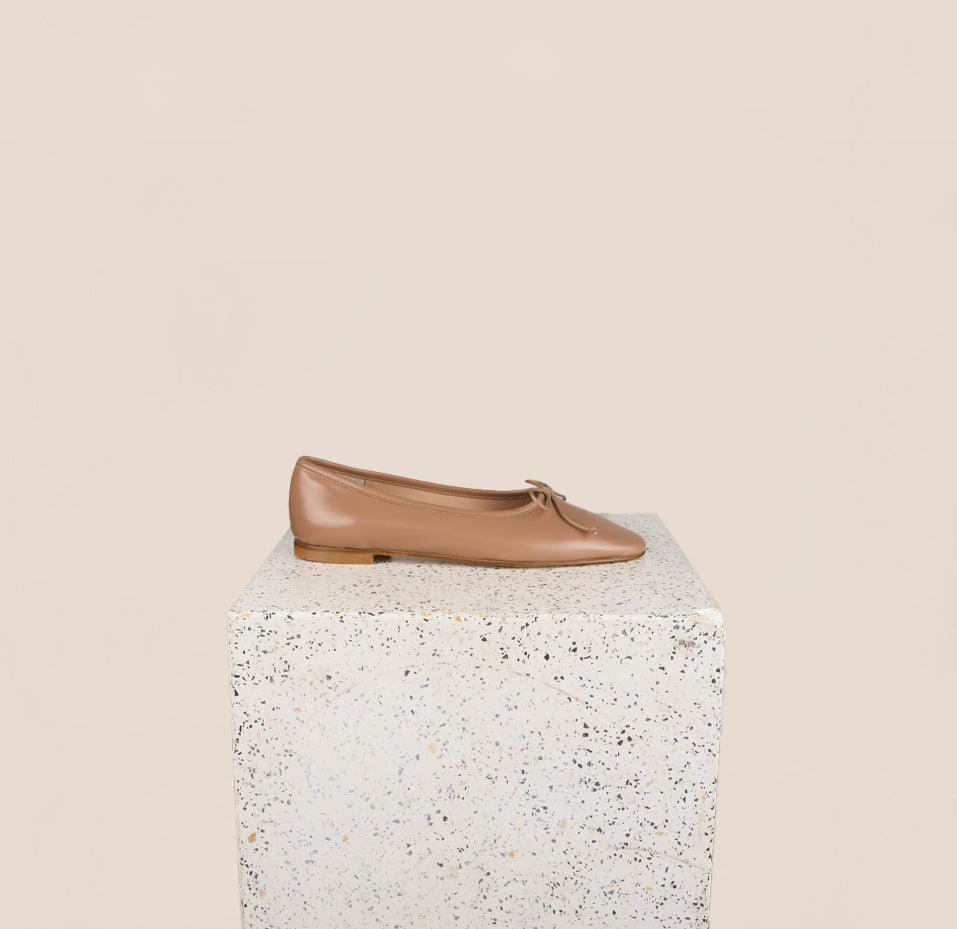 Nude Ballet Flats 