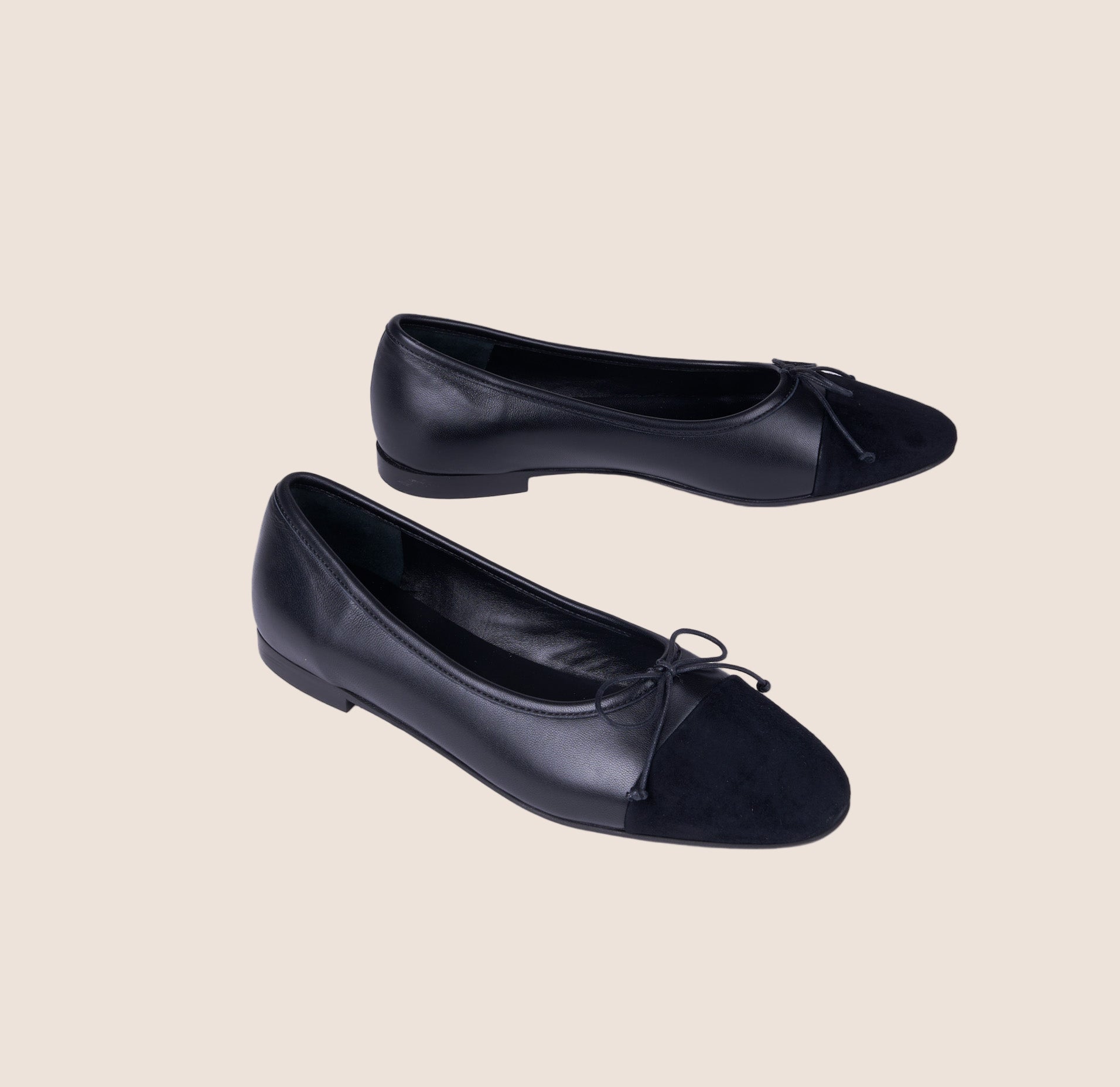 Como - Black Leather/Suede
