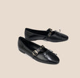 Load image into Gallery viewer, Como Buckle - Black Leather
