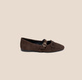 Load image into Gallery viewer, Como Buckle - Chocolate Suede
