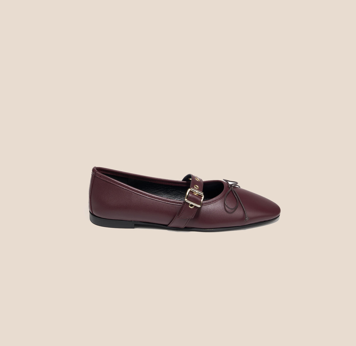 Como Buckle - Wine Leather