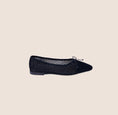 Load image into Gallery viewer, Como - Perforated Black Suede (cap toe)
