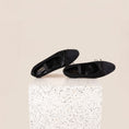 Load image into Gallery viewer, Como Strap Black Suede Front
