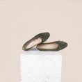 Load image into Gallery viewer, Como Army Green Suede front
