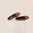 Load image into Gallery viewer, Como Suede Ballet Flats in Amaretto Suede
