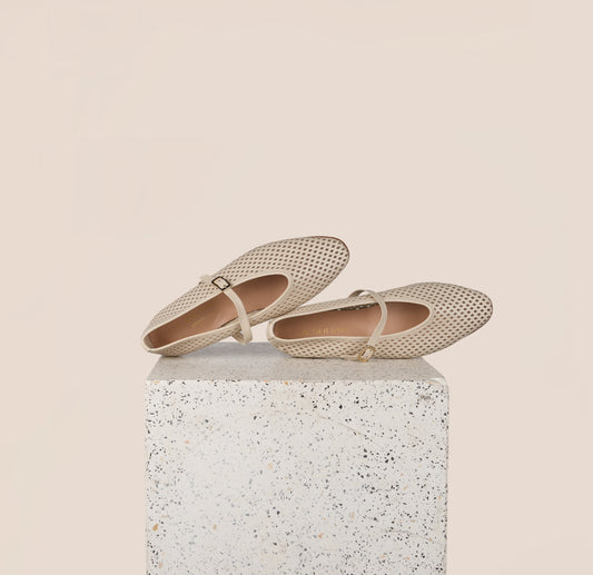 Cori - Perforated Ivory