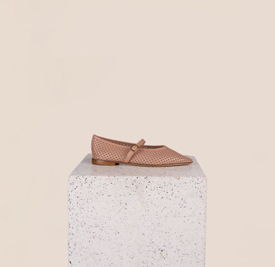 Flats Buckle Leather Cori
