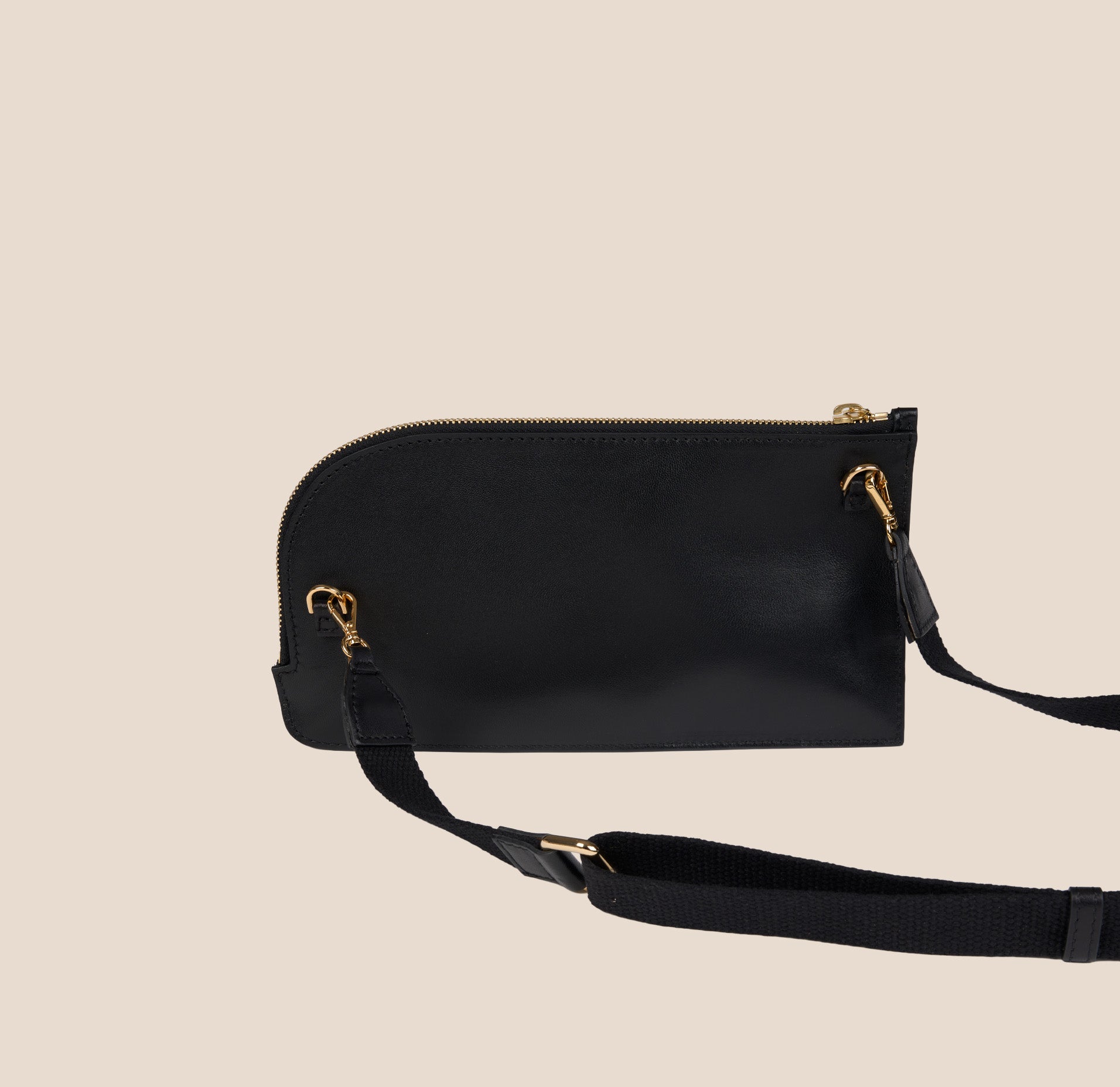 Crossover Bag - Black Leather